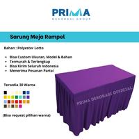 Gambar Sarung Cover Taplak Meja Persegi Rempel Prasmanan Lotto dari PT Prima Dekorasi Group undefined 1 Tokopedia