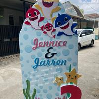 Gambar PREMIUM JUMBO DEKORASI STANDING BACKDROP ULANG TAHUN BUSA STEROFOAM STYROFOAM BIRTHDAY IKAN KARTUN NEMO SHARK OCEAN PERNAK PERNIK ACARA PANGGUNG PENTAS SWEET SEVENTEEN - 1m dari VB Luxury undefined 1 Tokopedia