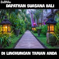 Gambar Lampu Taman Bali - Garden Lamp Bali - Lampu Motif Rumah Ijuk - Lampu Gubuk - Kap Lampu Motif Rumah Kayu Terbatas dari Selerine undefined 2 Tokopedia