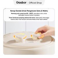 Gambar Gaabor Air Fryer 4L 800 Watt 2 Knop Penggorengan Tanpa Minyak Serbaguna / AF-40M01A Cream dari Nasional Maju Selaras undefined 3 Tokopedia