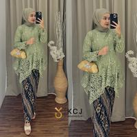 Gambar KCJ - New Kebaya RIANI Kombinasi Tile dan Brukat Mewah Daily - Tosca, L (Atasan) dari KCJ INDONESIA BOUTIQUE undefined 1 Tokopedia