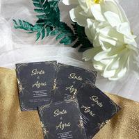 Gambar (100pcs) PU Kartu Souvenir Pernikahan,Kupon Penukaran, Kartu Photobooth Custom - Tanpa Tali Rami dari Patra Undangan Pacitan undefined 3 Tokopedia