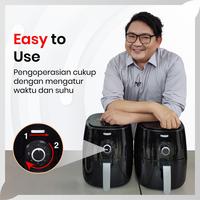 Gambar Multi Q Air Fryer 5 Liter - Menggoreng Tanpa Minyak - Glove+Capitan+Pisau dari ptgoshop undefined 5 Tokopedia