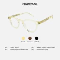 Gambar Project Soul - Oslo Eyewear Frame | Kacamata Baca Wanita / pria Unisex | Kacamata Minus / Silinder - Cornsilk dari Project Soul undefined 2 Tokopedia