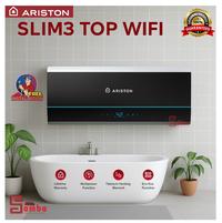 Gambar water heater Ariston Slim 3 Top Wifi 30 Liter kapasitas daya 350, 650 , 1000 watt dengan switch yang bisa mengubah kebutuhan watt yang di perlukan pemanas air listrik free instalasi pasang unit / SLIM3 30 LITER LUX - SLIM 2 30 LITER dari SAMBA undefined 1 Tokopedia