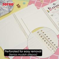 Gambar Buku Tulis Catatan Bergaris Ruled Notebook Joyko NB-727 - Flower dari Joyko.id undefined 2 Tokopedia