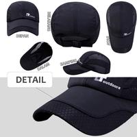 Gambar Topi  Outdoor Pria Wanita QUICK DRY Topi Olahraga Baseball CAP Premium - BROOKLYN Hitam dari Mr Ori undefined 3 Tokopedia