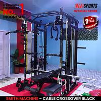 Gambar NQG - New Alat Olahraga Fitness Homegym Smith Machine Multi Magnus X5 Cable Crossover Black dari NewQualityGroup_NEW undefined 4 Tokopedia