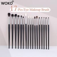 Gambar 17pc Professional Eyeshadow Crease Blending Smudge Makeup Brush Set High-quality Copper Tube&horsehair&goat Hair Eye Makeup Tool dari cipto009 undefined 5 Tokopedia