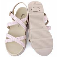 Gambar Le Bianca AT 22-05 Sepatu Sendal Wedges Anak Perempuan Wanita Tali Motif Lucu Fahion Moka dan Merah Muda - MOKA, 31 dari Le Bianca undefined 5 Tokopedia