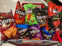 Gambar Makanan Ringan / Snack / Camilan Import US Fritolay Doritos Tortilla Chips 198 Gr Varian Nacho Cheese, Cool Ranch, Spicy Nachos, Flamin Hot, Tostitos Crispy Rounds Original, Rold Gold Thins Original Terlaris - Nacho Cheese dari Yoviana Mart undefined 1 Tokopedia