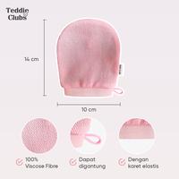 Gambar [BUNDLE HEMAT] Teddy Clubs Body Exfoliating Gloves dan Exfoliating Gloves Wajah | Exfoliasi badan | Bath wash | eksfoliasi | sarung tangan pengangkat daki - Body+Wajah [Hitam] dari Teddie Clubs undefined 4 Tokopedia