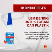 Gambar Lem Instant Super Kuat Loctite 495 20 Gram Lem Khusus Logam & Plastik #Gratisongkir dari SUPERMART CO undefined 3 Tokopedia