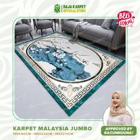 Gambar RAJA X RACUNNUUNA - KARPET MALAYSIA RUANG TAMU BAHAN KAIN BULU POLYESTER MICROFIBER BULU HALUS - FLR-1, 195X140CM dari Raja Karpet_NEW undefined 1 Tokopedia