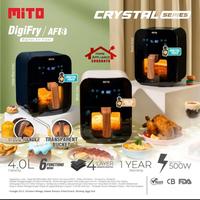 Gambar MITO Digital Air Fryer DIGIFRY AF8 Crystal Series 4 Liter Wadah Transparan - HITAM dari Home Appliance Surabaya undefined 1 Tokopedia