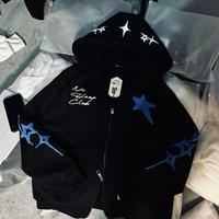 Gambar JDMCO - Zipper Boxy Hoodie No Sleep Club Sablon Puff Ink + Sablon Reflective Menyala Sherpa Double Kepala Zipper Fleece 280 Gsm Unisex - Hitam No Sleep Club, M dari JDM CLOTHING undefined 4 Tokopedia