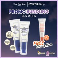 Gambar [Promo Buy 2 HPR Free Sleeping Mask] - Plan Your Skin All Night HPR Retinoate Repair Serum - 2% HPR (Hydroxypinacolone Retinoate) Solution, Palmitoyl Tripeptide-5,  Niacinamide, Ceramide NP, Glycerin - Meremajakan Kulit, Membantu Menyamarkan Tanda Penuaan dari Plan Your Skin undefined 1 Tokopedia