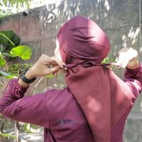Gambar BAJU JAGA LENGAN PANJANG MODEL ZIPPER JUMBO/BAJU OK/BAJU SCRUB/SERAGAM PERAWAT - maroon, XXL dari Vanda Apd Chic undefined 5 Tokopedia