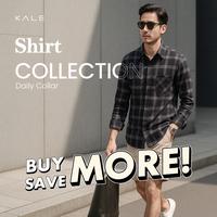 Gambar KALE Kemeja VIII - BUY MORE SAVE MORE - Atasan Kemeja Lengan Panjang Pria - Atasan Kemeja Pria - JADE BROWN M dari Kale undefined 1 Tokopedia