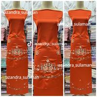 Gambar bahan baju kurung bordir suji kasiak benang kodok bukittinggi padang dari azandra bordir bukittinggi undefined 4 Tokopedia