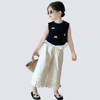 Gambar set ootd anak perempuan 1-5 tahun - setelan gemoy anak perempuan - one set baju anak fashion korean style terbaru - parsel Katun Bayi Cewek - Denim Set Pita, 5-6 tahun dari OLAKU.SHOP undefined 4 Tokopedia
