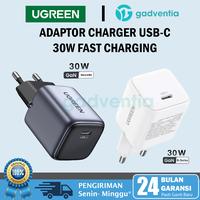 Gambar UGREEN Kepala GaN Adaptor Charger 30W 30 Watt iPhone 13 14 Pro Max 27W dari GADVENTIA undefined 1 Tokopedia