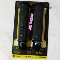 Gambar HANDGRIP VND AK55 HANDLE GRIP VND ORIGINAL PLUS JALU STANG FULL CNC UNIVERSAL SEMUA MOTOR BISA BEAT VARIO NMAX SCOOPY - JSB VARIASI - Grip + Jalu Stang Cnc dari JSB VARIASI undefined 1 Tokopedia