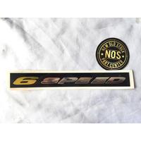 Gambar STRIPING STICKER STIKER 6 SPEED SUZUKI SATRIA F FU 150 COPY ORIGINAL BAHAN CRHOME dari NOS Part Center Klaten undefined 1 Tokopedia