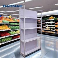 Gambar BARMAG - Rak Susun Serbaguna Baja Stainless Dengan Tiang Untuk Display Barang Jualan Supermarket Toko Gudang - 4 SUSUN (LARGE) dari BARMAG RACK undefined 1 Tokopedia