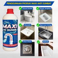Gambar Maxi Anti Sumbat 700 gram - Soda api cair - Pembesih wc mampet - cairan pelancar pipa mampet - pelancar kloset mampet - pelancar saluran pipa tersumbat - soda api aman untuk pipa - pelancar wastafel tersumbat - solusi sink cuci piring mampet dari FRC ELECTRIC undefined 4 Tokopedia