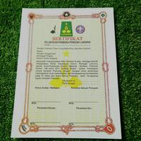 Gambar Sertifikat pramuka penegak TKU Bantara Laksana 20 lembar - Sertifikat Bantara dari meyzanashop undefined 2 Tokopedia