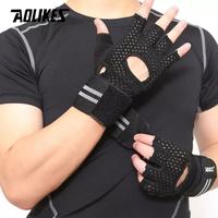 Gambar PREMIUM (READY) terjamin Manado Aolikes 113 Wrist Glove Sarung Tangan Gym Fitness Strap Grip terlaris - Hitam, M dari simanis karin undefined 3 Tokopedia