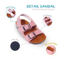 Gambar Syalu Sandal Anak Perempuan Usia 1-2 Tahun CHT4 Salem Bayi Kaki Cewek sepatu  sandal - salem, 22 (13,0 CM)   dari syalu undefined 3 Tokopedia