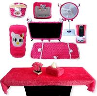 Gambar Paket Hemat Homet 9IN1/ GKM Set Bando tv-remot-kipas-magicom-kulkas-galon-dispenser-sarung tisu-taplak meja uk 50x150 tahan lama bisa dipakai ulang - PINK HK dari INTAN JAYA STOREE undefined 1 Tokopedia