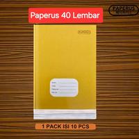 Gambar 1 Pak Buku Tulis PAPERUS Sampul Cokelat Isi 40 Lembar Craft Pak Isi 10 Buku Stationery Kertas Putih - BK PAPERUS 40 LEMBAR dari Wanda Collection27 undefined 4 Tokopedia