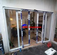 Gambar Alexindo Kusen Pintu Sliding Aluminium 2 daun Kombinasi 2 Kaca Mati kusen 4 inch 1 Set Lengkap plus Pasang dari GSM Aluminium Jaksel undefined 3 Tokopedia