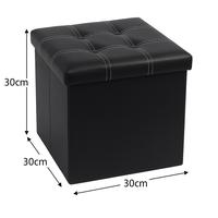 Gambar Kursi Sofa Lipat Kursi Empuk Portable Wadah Penyimpanan Barang Serbaguna Bangku Sofa Lipat Kulit Waterproof Furniture Busa - NELSA(S)-BLACK dari Lemarikainjkt168 undefined 3 Tokopedia