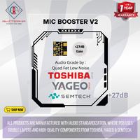 Gambar Rhiteamp Mic Booster V2 Alloy Series preamp penguat sinyal mic dynamic Microphone Mikrofon - V2 Tanpa Kabel XLR dari Rhiteamp undefined 5 Tokopedia