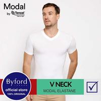Gambar Byford V Neck T-Shirt Modal By Tencel/Tbyt06V1Mswht dari TOKINDO INDONESIA undefined 3 Tokopedia