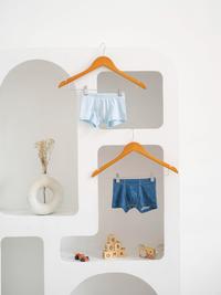 Gambar Boxer Anak TENCEL, Boxer Boy Smile + Light Blue - Smile+LightBlue, 3-4 tahun dari Tibikidswear undefined 1 Tokopedia