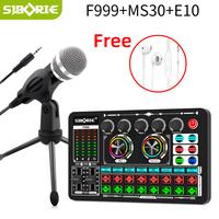 Gambar Siborie 【FREE MIC dan headset】soundcard F999 Original Audio USB External Sound Card Mixer Bluetooth dari Siborie_NEW undefined 1 Tokopedia