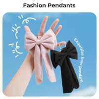 Gambar BAGSMART Tas Pita Lucu & Aksesoris Warna Pink/Hitam - Kualitas Tinggi & Trendi - Hiasan Gantung Tas - PInk dari BAGSMART Indonesia_NEW undefined 3 Tokopedia