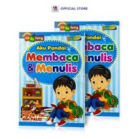 Gambar Buku Belajar Membaca Menulis Anak / Aku Pandai Membaca & Menulis 1 dan 2 Untuk Pra TK - TK & PAUD Full Colour / SANGKALA / Nawasena  Nawasena - SKL - 1 dari Pustaka Baru Press undefined 3 Tokopedia