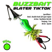 Gambar Lure Casting BUZZBAIT Mini Slater Tiktok Double Hook Super Berisik Umpan Pancing ikan predator Gabus Toman - YELLOW dari Stars Fishing undefined 1 Tokopedia