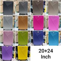 Gambar Koper 24 Inch Koper Import Fiber Hardcase Bagasi - Hitam, 24inch dari Presiden Koper undefined 5 Tokopedia