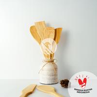 Gambar Utensil / Peralatan Masak / Sutil / Erus / Entong / Solet Kayu Pinus - Erus Besar dari Rajawali Kraftindo undefined 3 Tokopedia