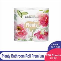 Gambar Tissue Gulung Plenty Premium 4 Roll Tissue Toilet Tissue Bathroom dari Daily Storehouse undefined 1 Tokopedia