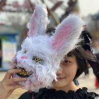 Gambar Topeng Kelinci Berdarah Scary Rabbit Putih Halloween Prank Mask Untuk Kostum Pesta dari GROSIR HANDUKTEBAL TRANYARRRR undefined 4 Tokopedia