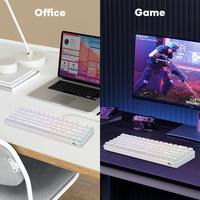 Gambar Rk Royal Kludge  RK68 Mechanical keyboard RGBWired  Hotswap Mechanical Keyboard Red Switch - White, Red Switch dari RoyalKludge.ID undefined 5 Tokopedia