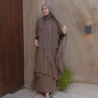 Gambar Lozy Hijab - Haifa Tunik Set (One Set Tunic Skirt Melayu Bahan Arabian Cooltech Anti UV) - Milo dari Lozy Hijab undefined 3 Tokopedia